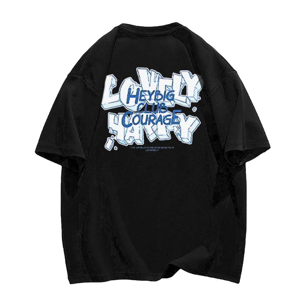 3D Letters T-Shirt