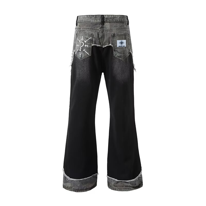 Street Street Symbol Ripped Jeans