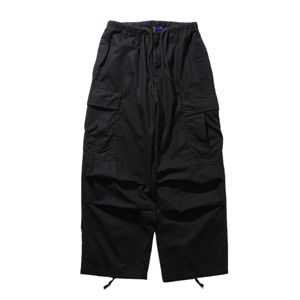 Technical Outdoor Pleated Cargo Pants