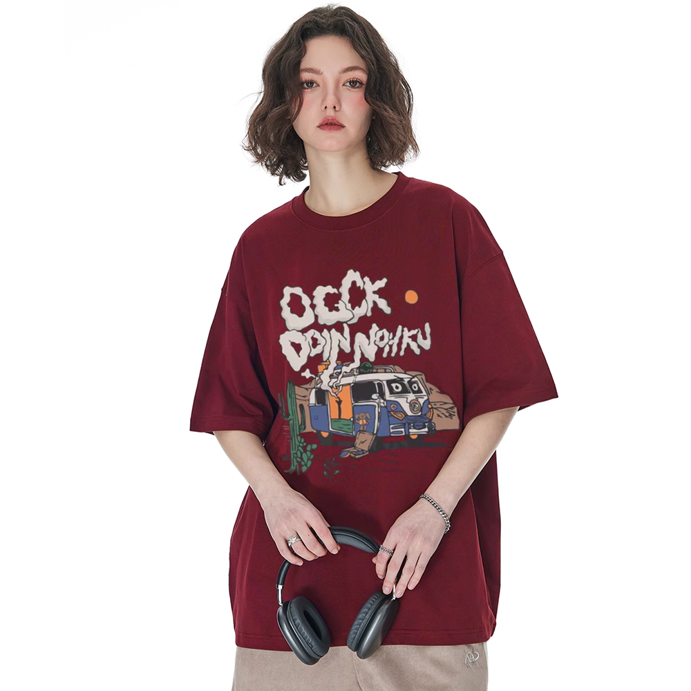 Vintage Cartoon Bus T-Shirt