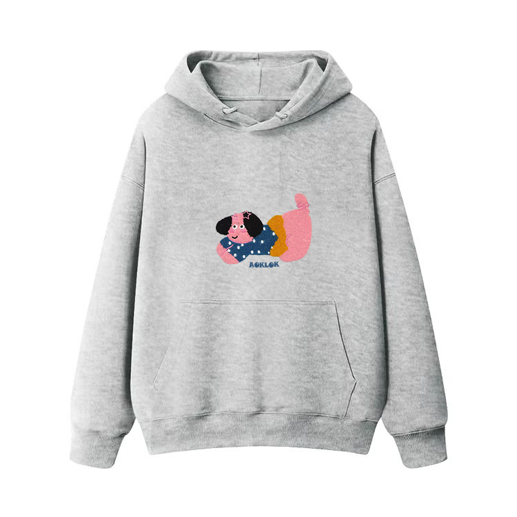 AG Embroidery Pink Ass Dog Hoodie