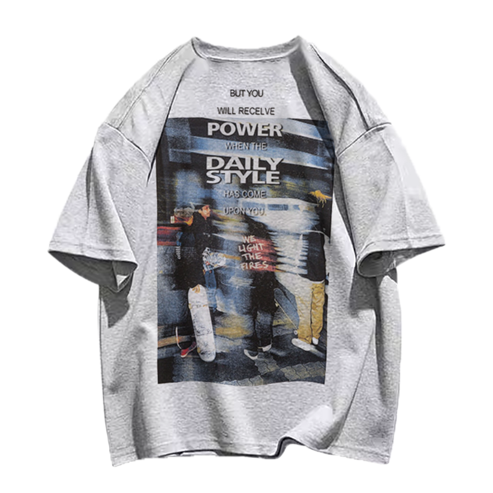 Street Skateboarding Boy Silhouette T-Shirt