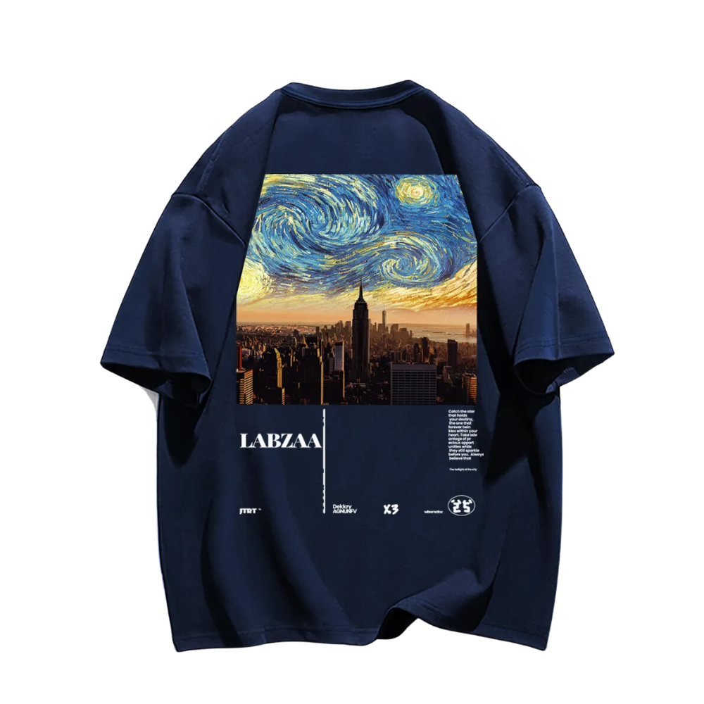 Modern Van Gogh Starry Sky T-Shirt