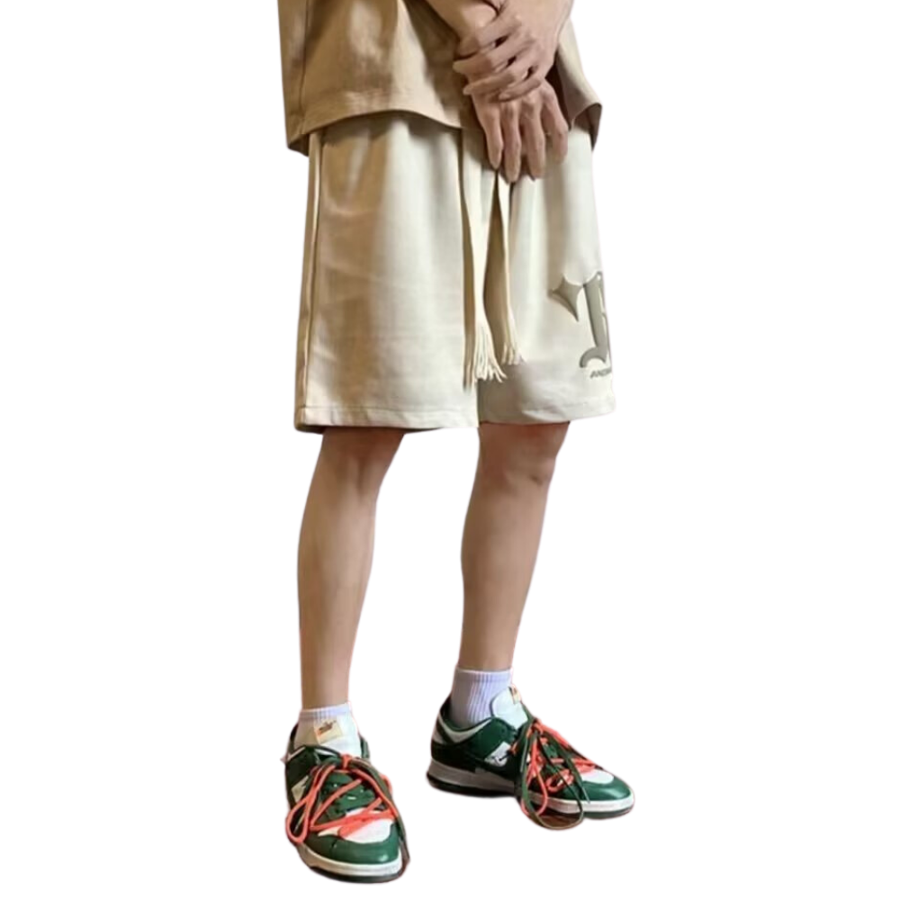 American Foam Alphabet Suede Shorts
