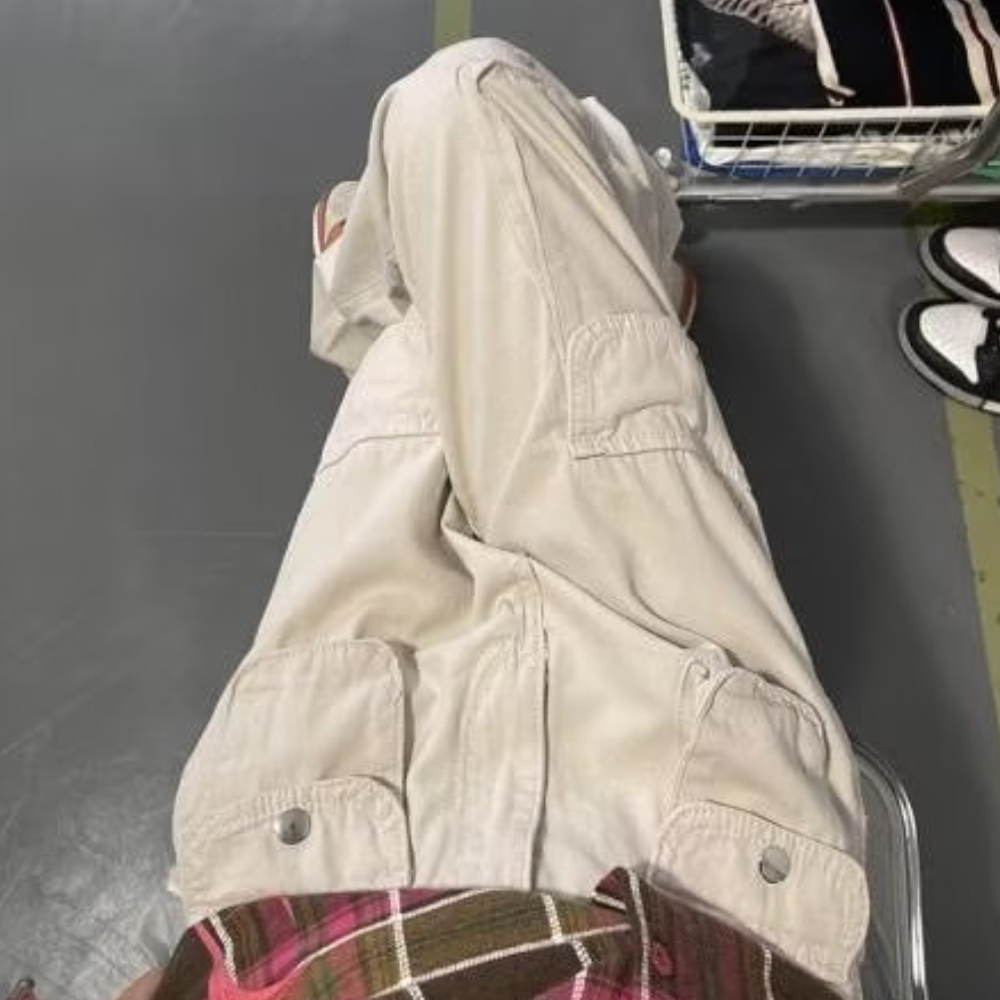 Versatile High Street Straight Cargo Pants
