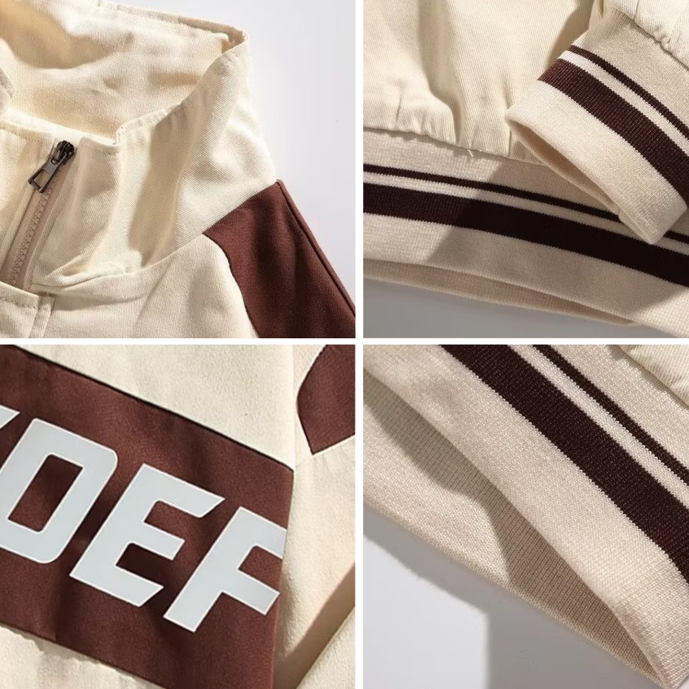 American Racing Zip Embroidered Jacket