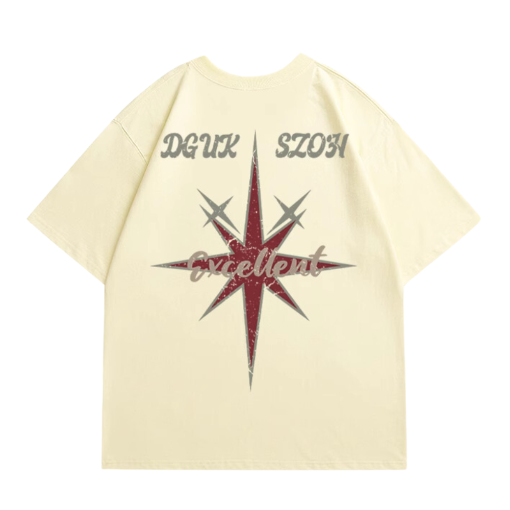 American Star Letter Print T-shirt