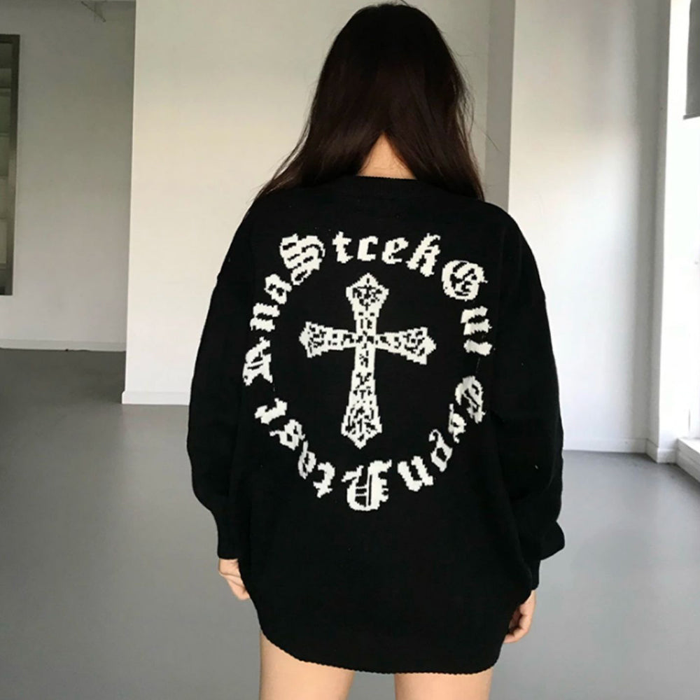 Casual Letter Sweater