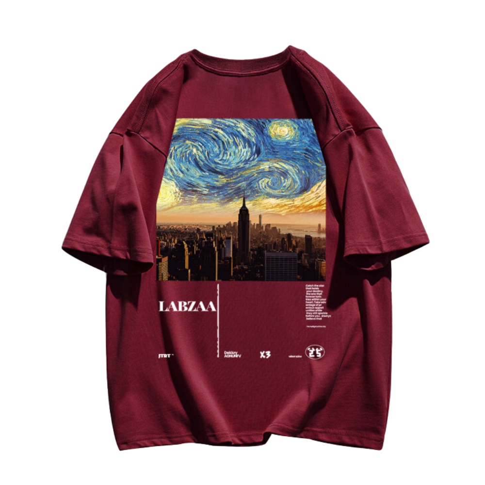 Modern Van Gogh Starry Sky T-Shirt