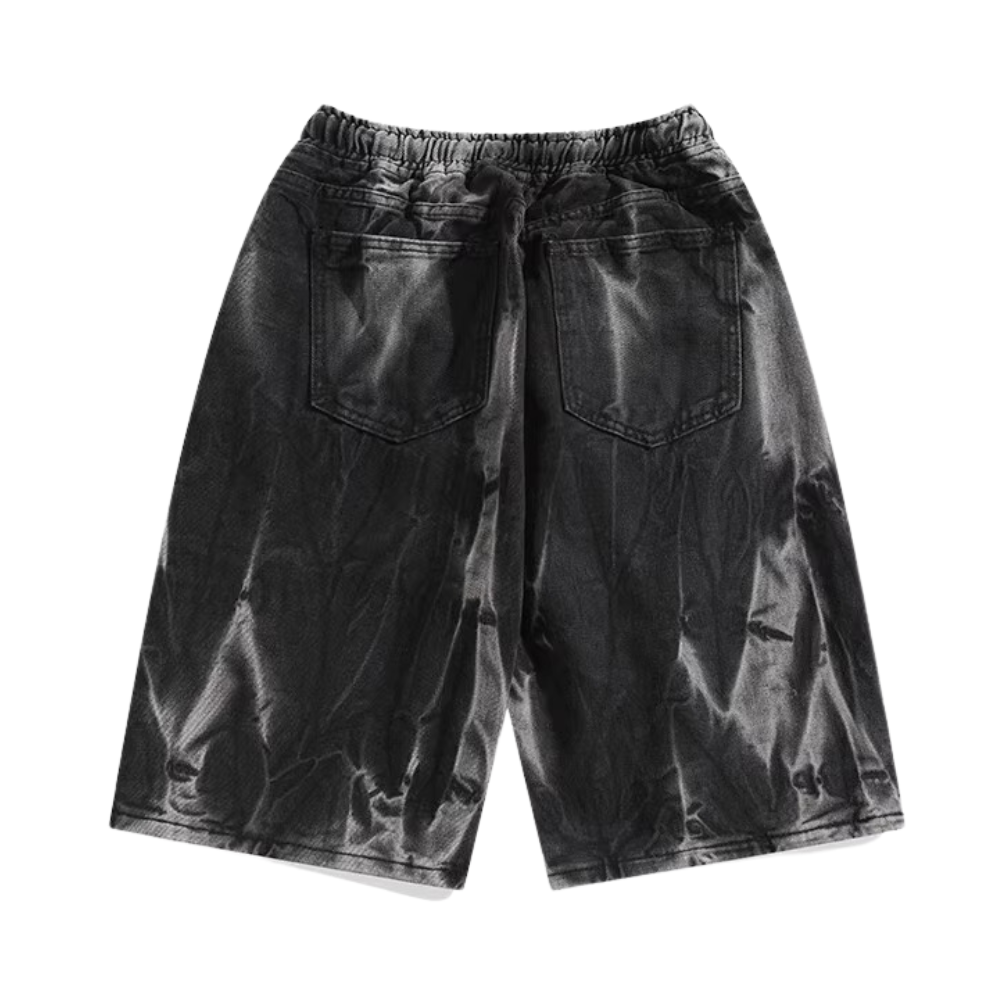 High Street Tie Dye Drawstring Jeans