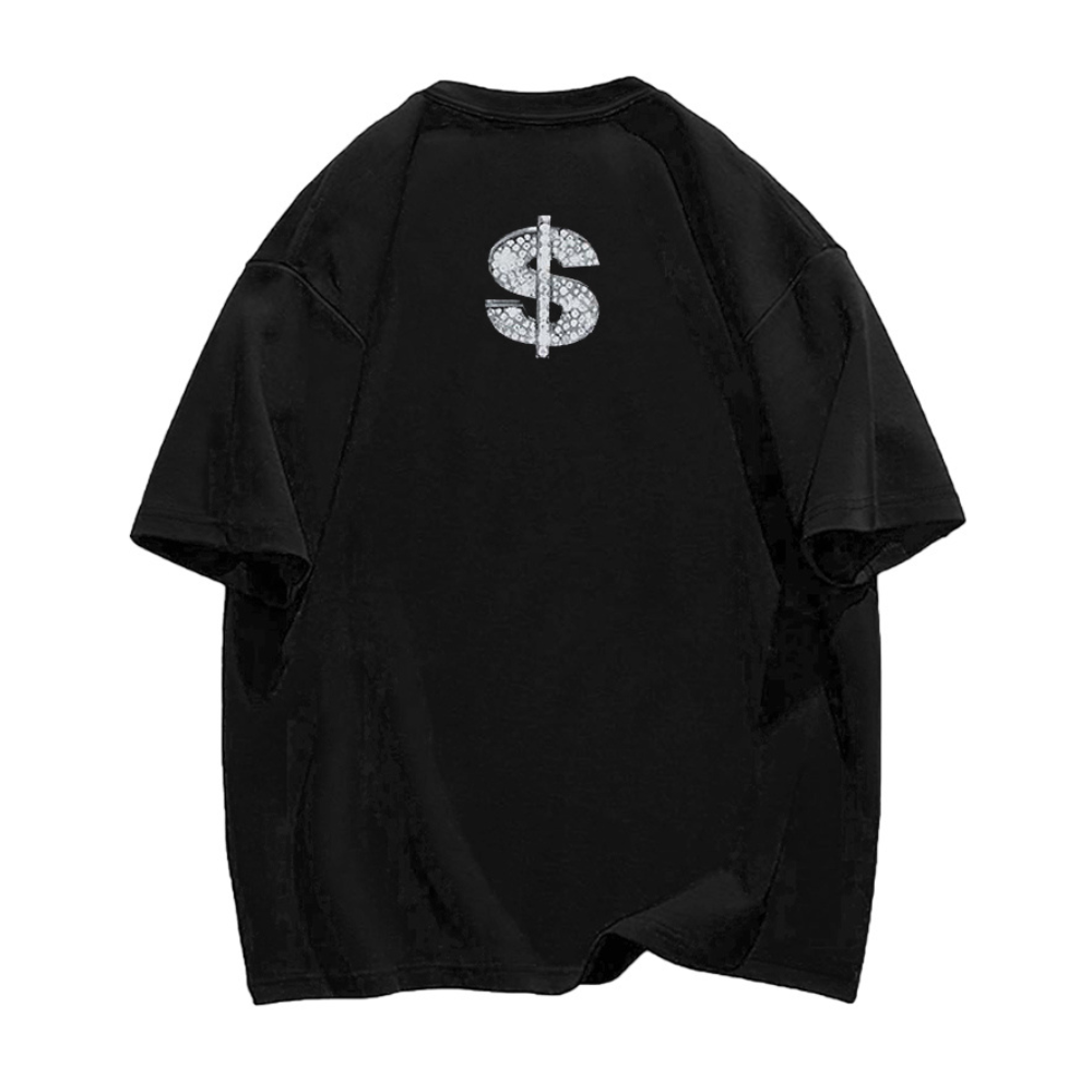 Dollar Persian Cat Print T-shirt