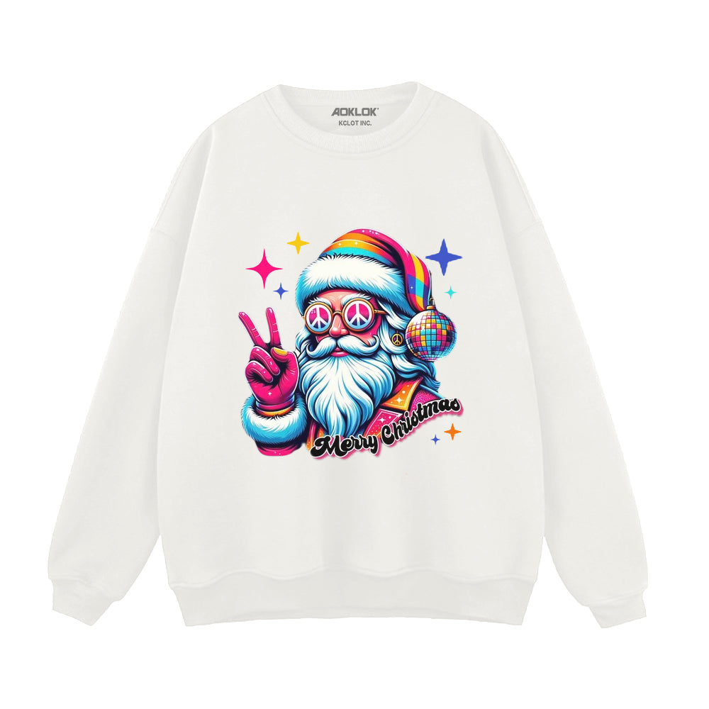 Cute Disco Santa Sweatshirt