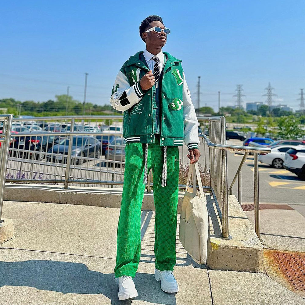 Retro solid color drawstring Sweatpants