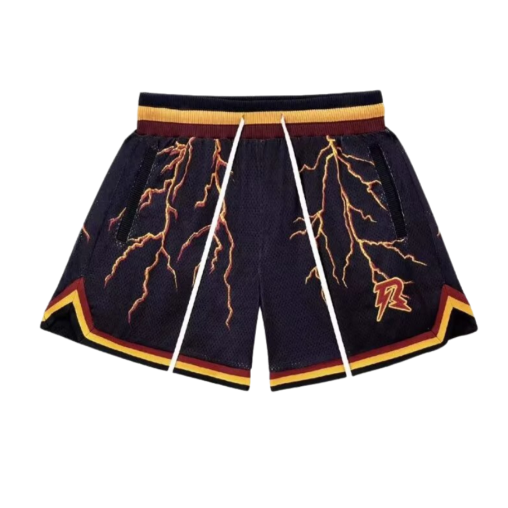 High Street Printed Mesh Shorts