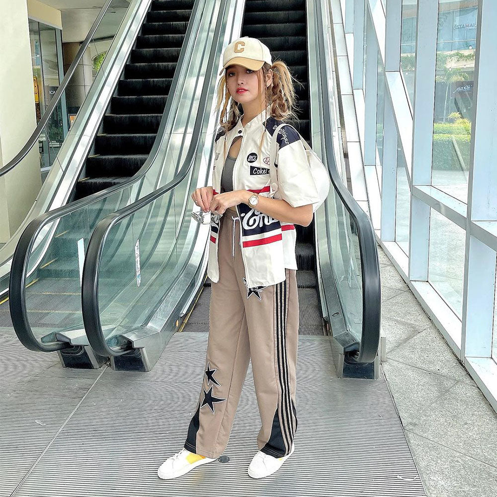 Retro Star Side Stripe Sweatpants