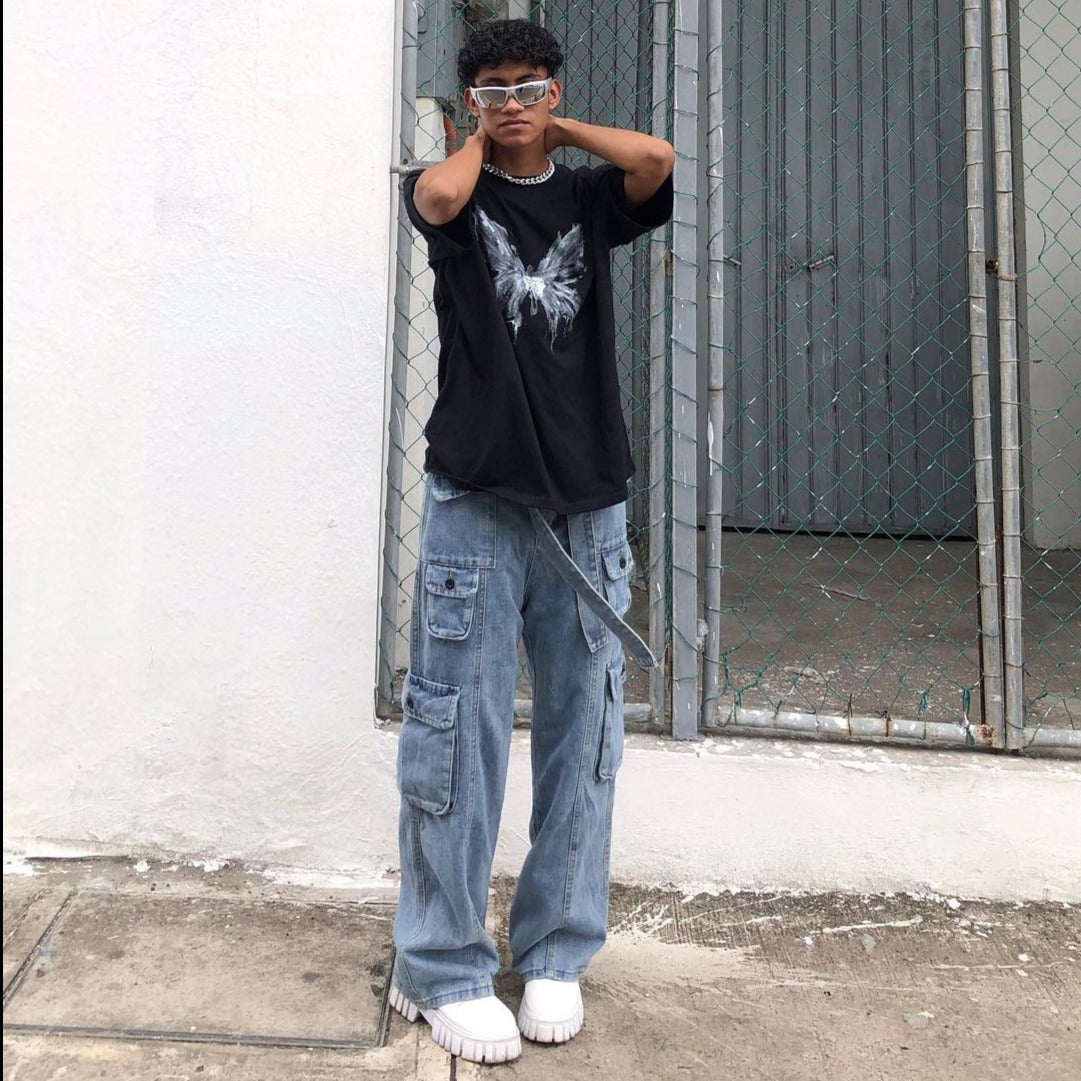 Urban High Street Butterfly Graphic T-shirt