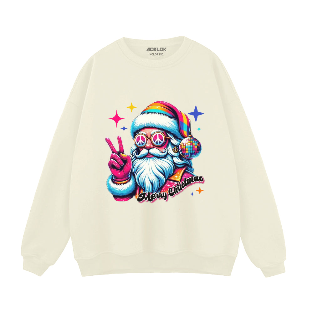 Cute Disco Santa Sweatshirt