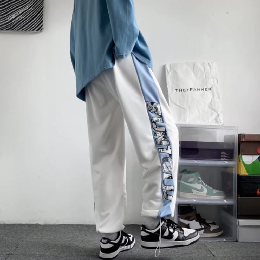 High Street Comics Monogram Track Pants
