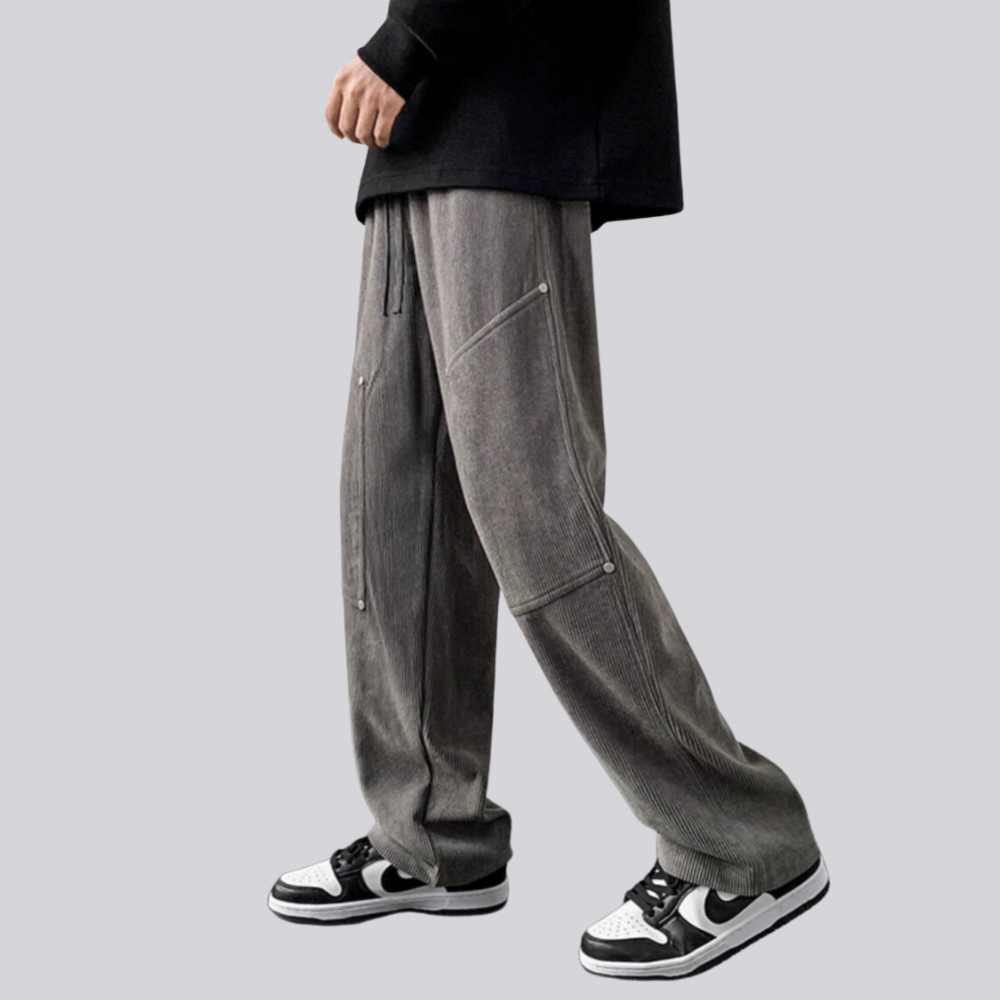 Solid Corduroy Sweatpants