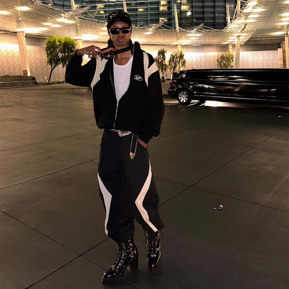 High Street Vintage Stitching Sweatpants
