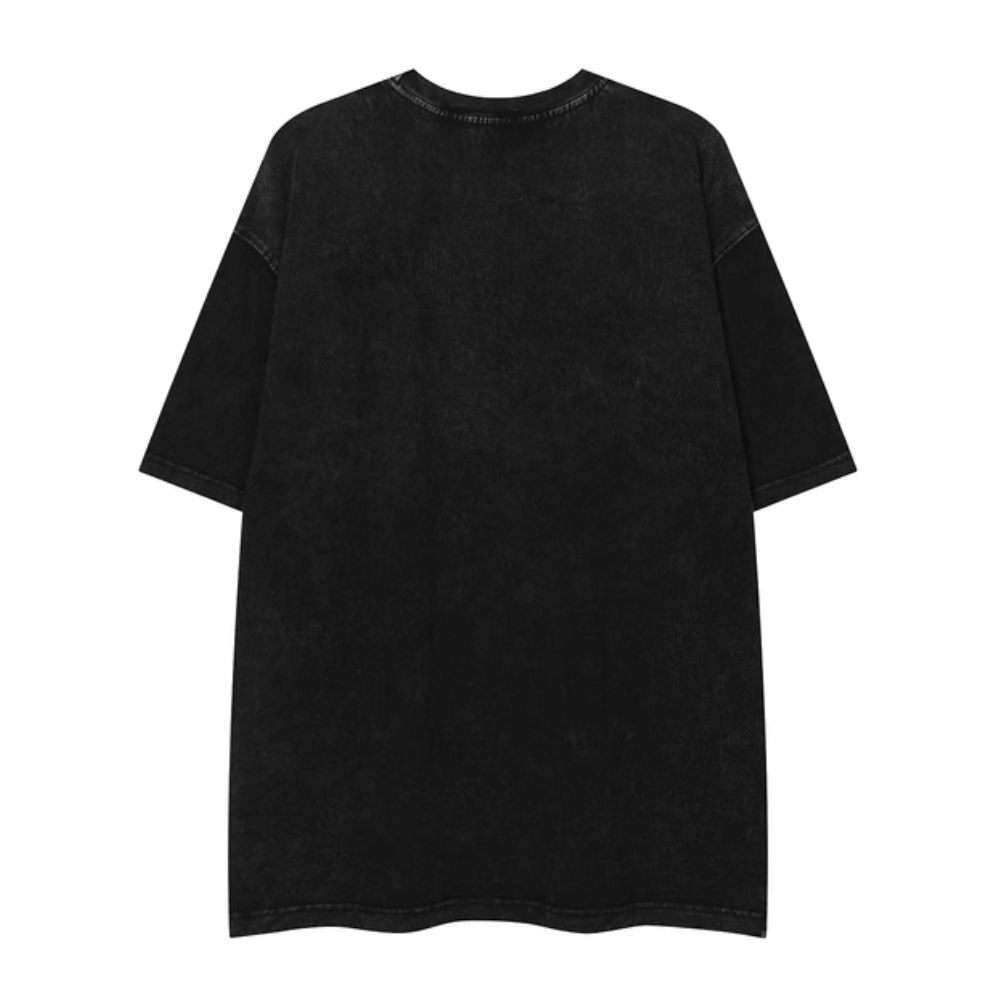 Dark Gothic Alphabet Crewneck T-Shirt