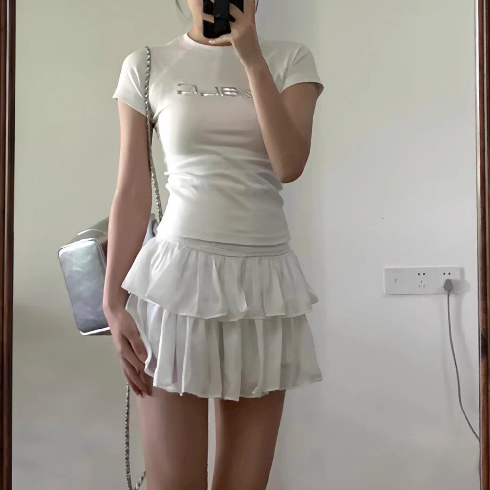 Women's Metallic Print Slim Fit T-Shirt