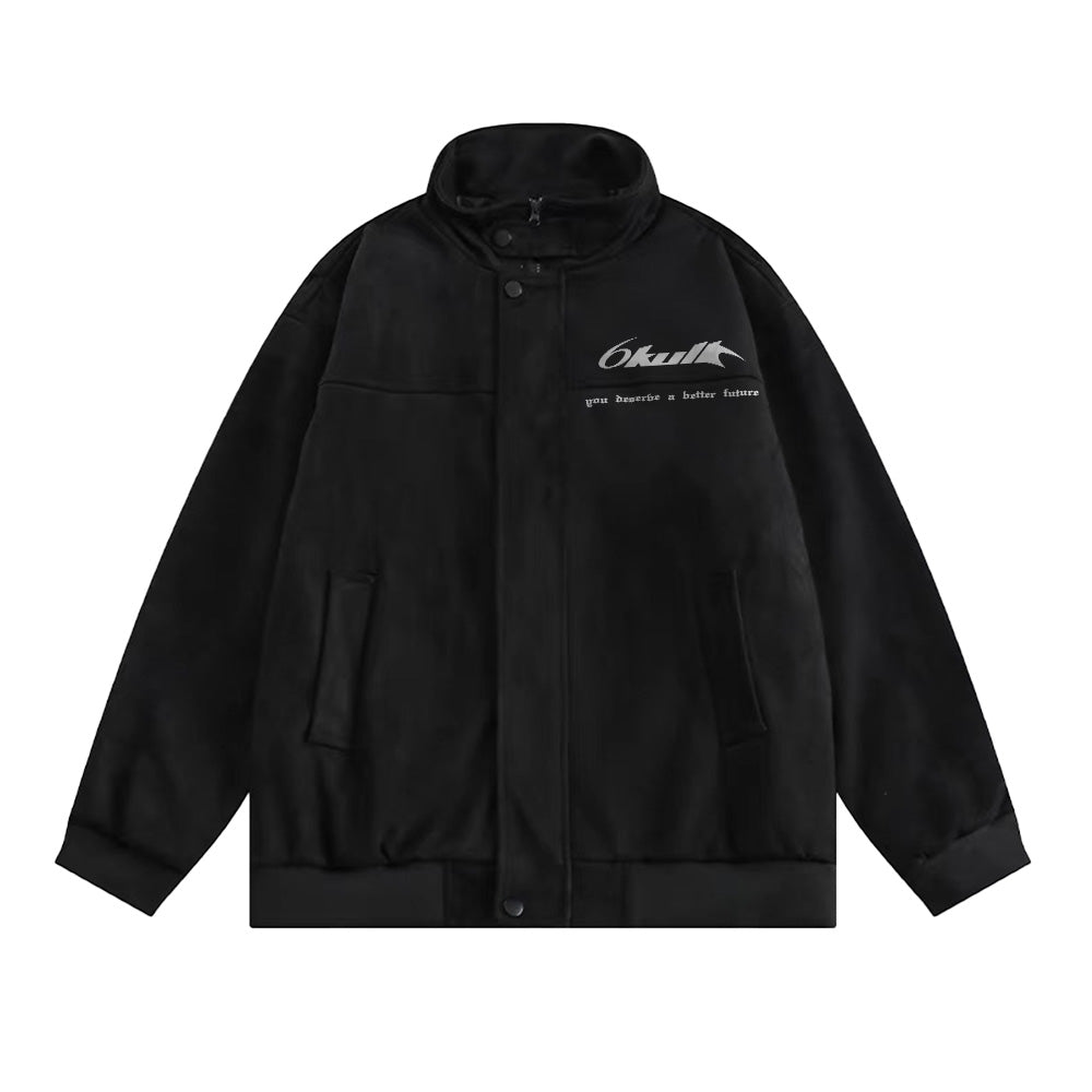 6Kull Stand Collar Bone Wing Jacket