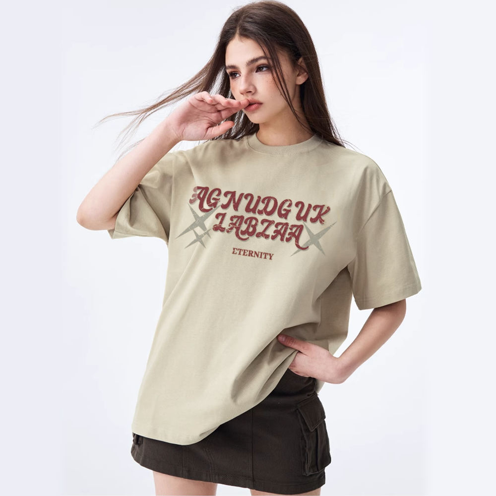 American Star Letter Print T-shirt