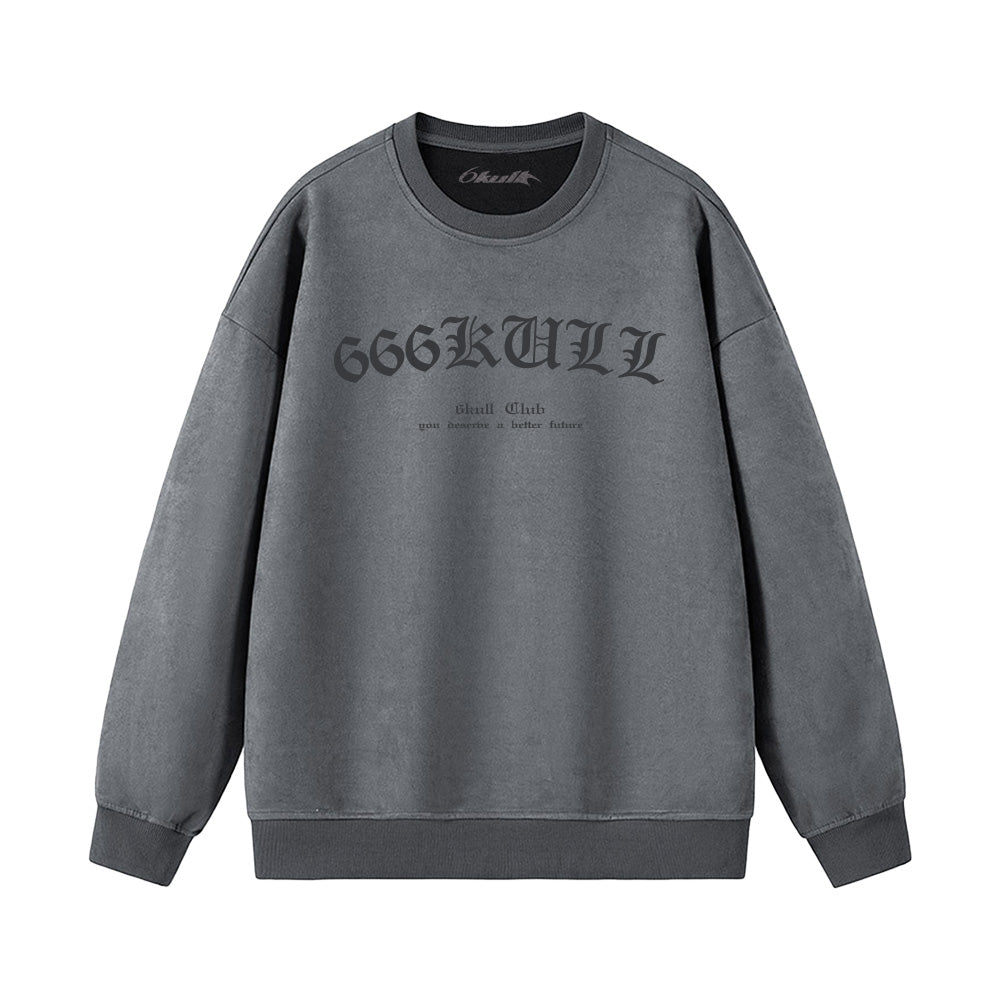 6Kull Heavy Suede Wing Sweatshirt