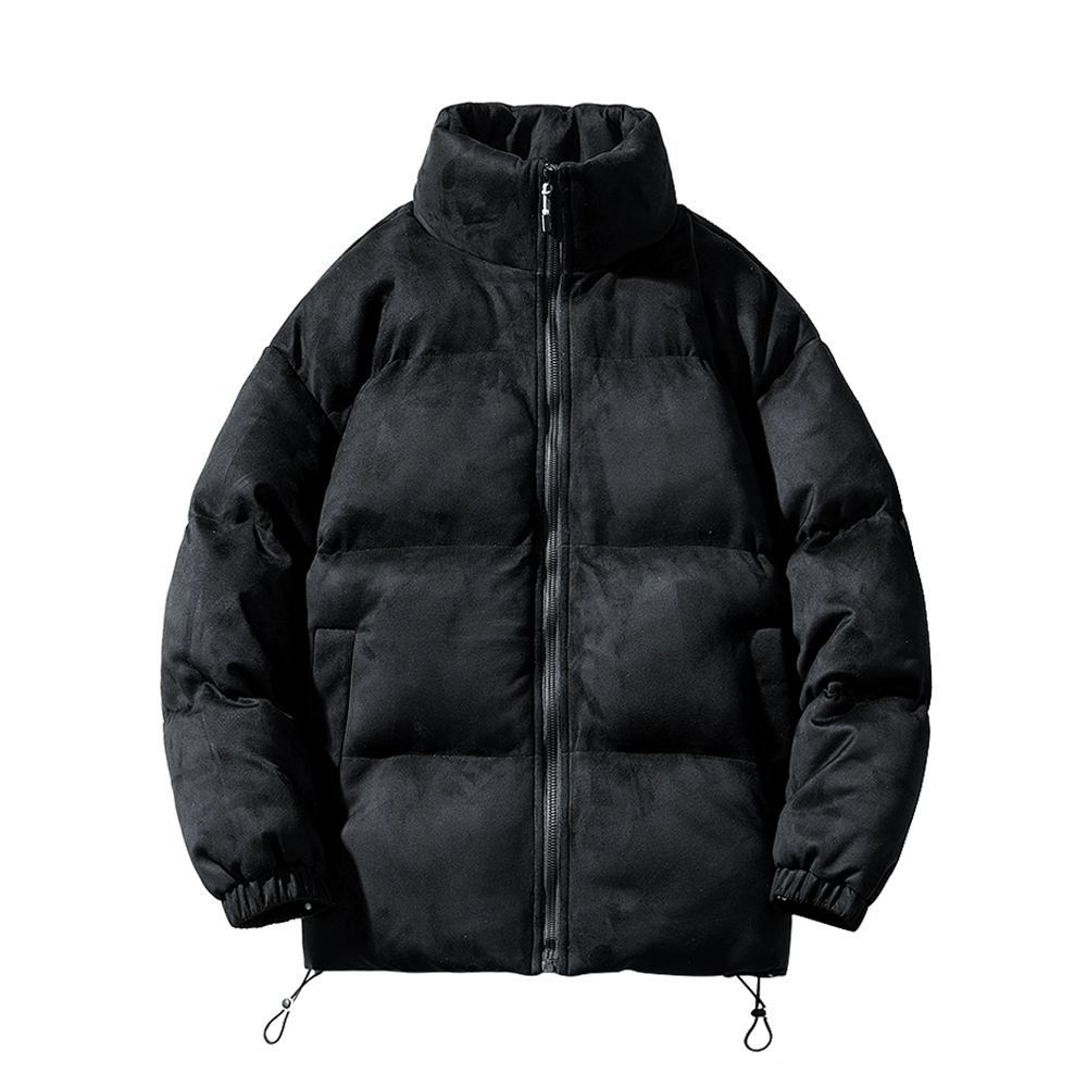 Casual Stand Collar Suede Warmth Coat