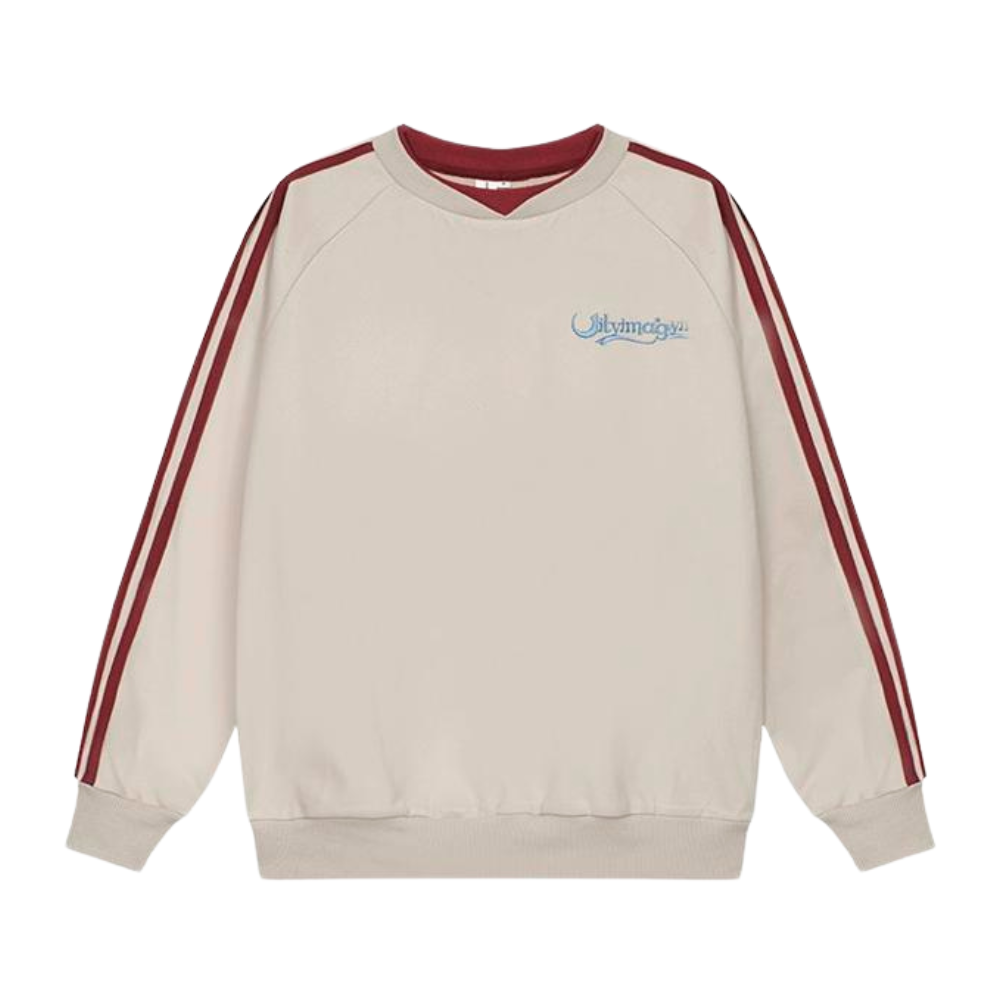 High Street Embroidered Raglan Sweatshirt