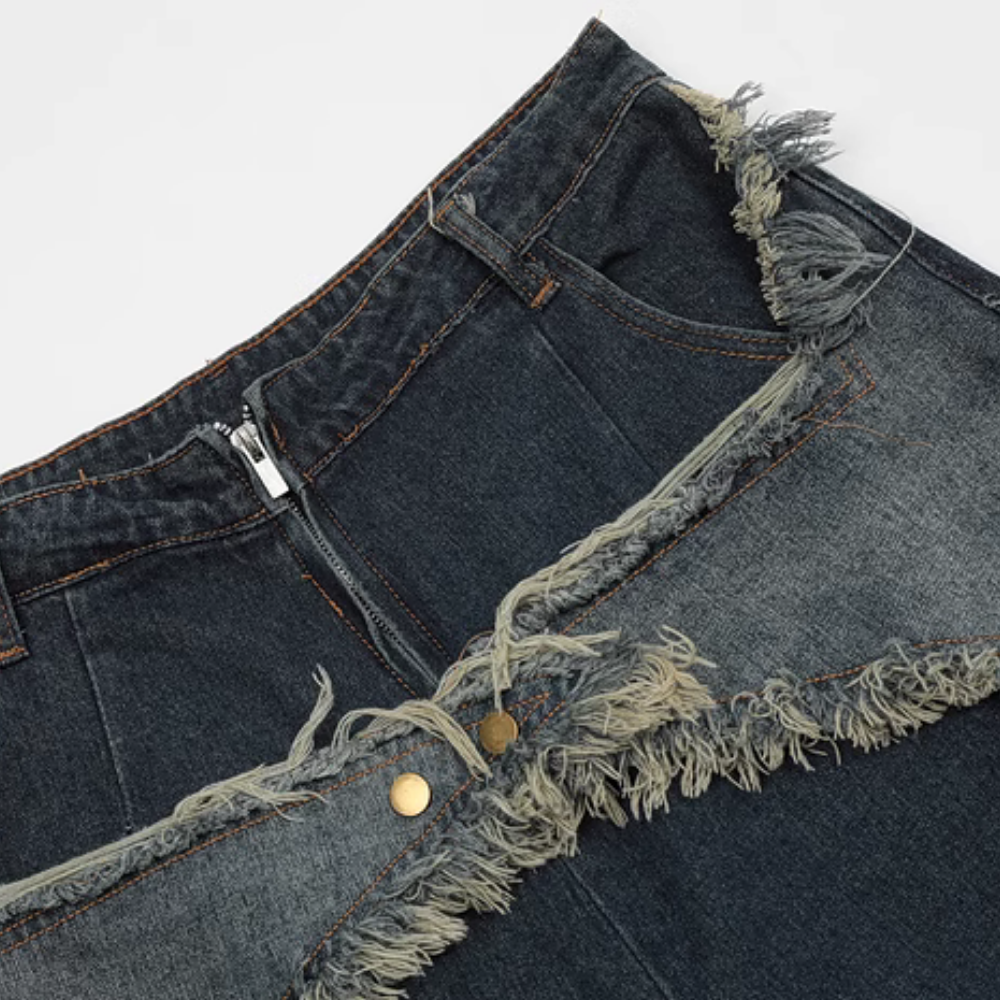 High Street Pentagram Patchwork Shorts