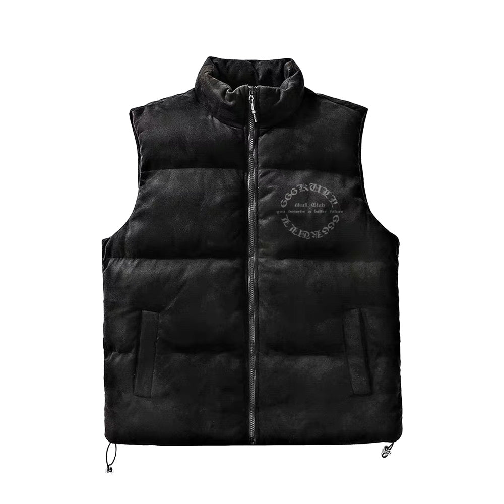 6Kull Bone Wing Suede Vest