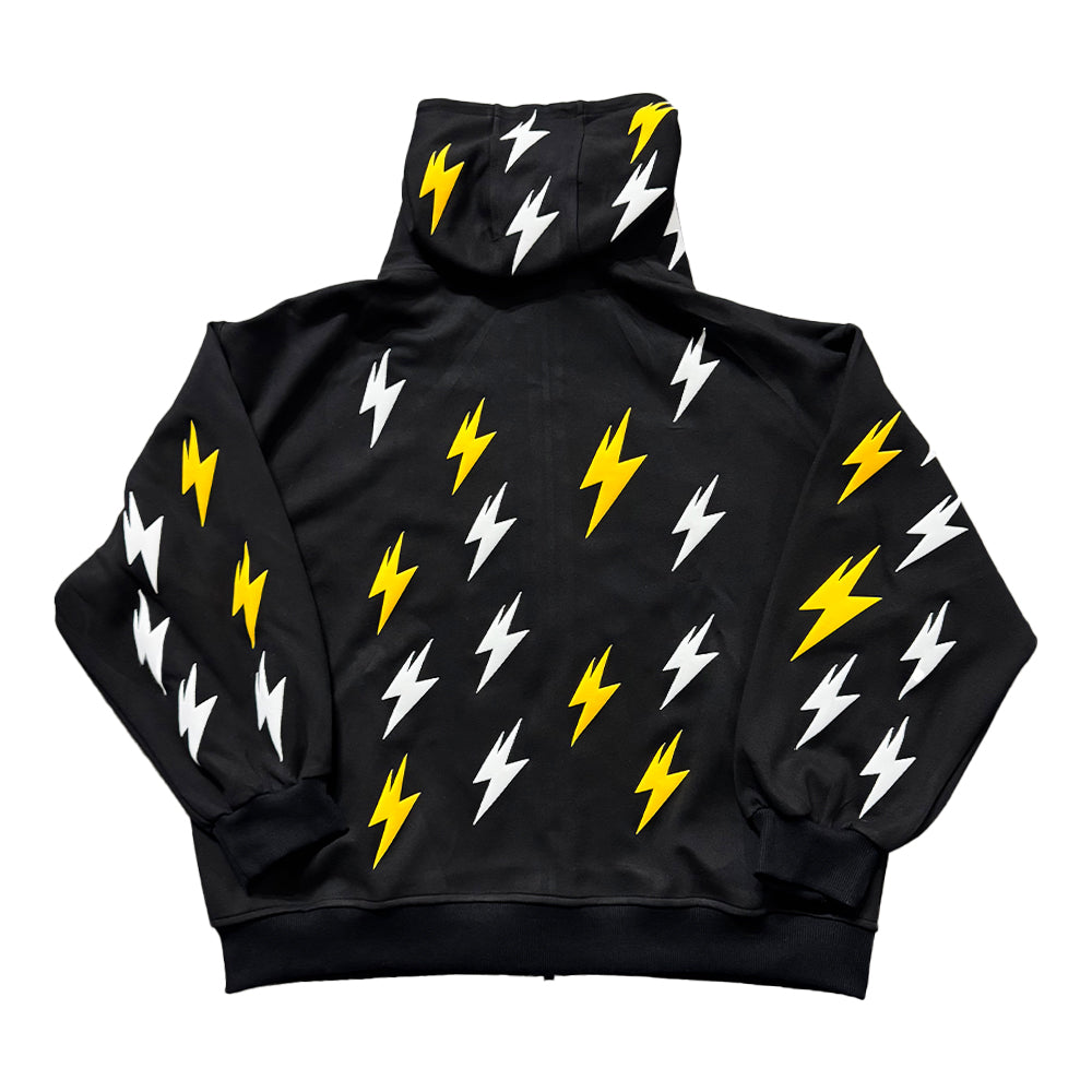 6Kull Full Puff Lightning Hoodie