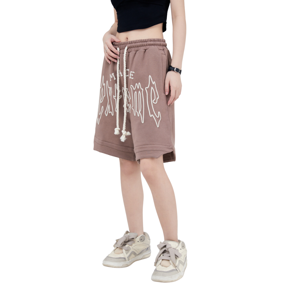 Classic Solid Alphabet Track Shorts