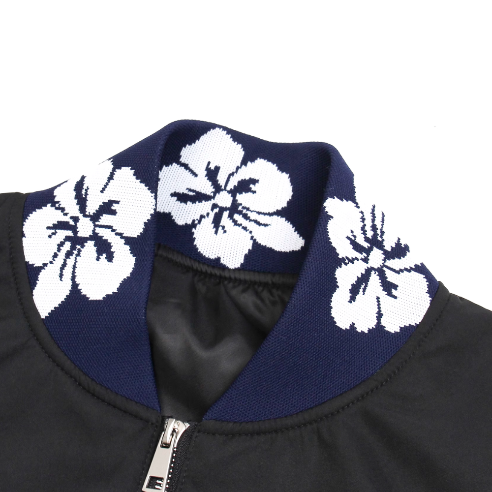 Japanese Floral Embroidered Patchwork Jacket