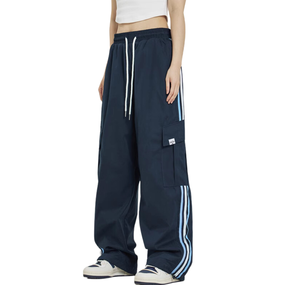 Side Stripe Drawstring Sweatpants
