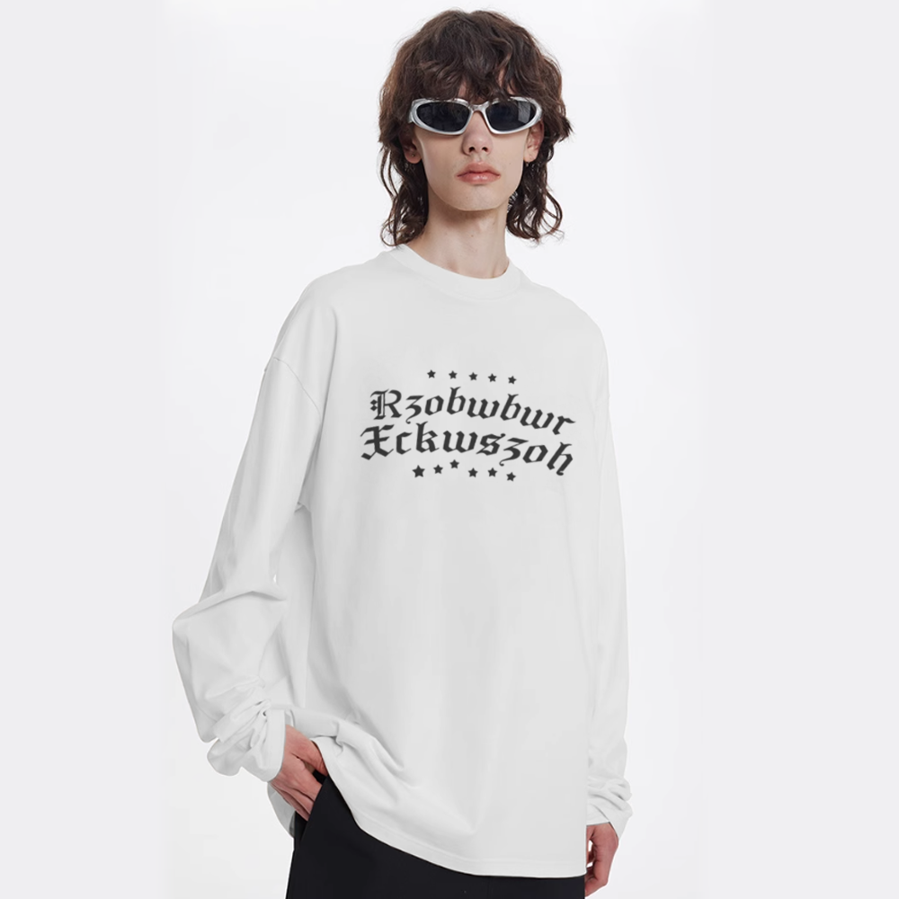 Street Christian Pattern Graphic Sweatshirt