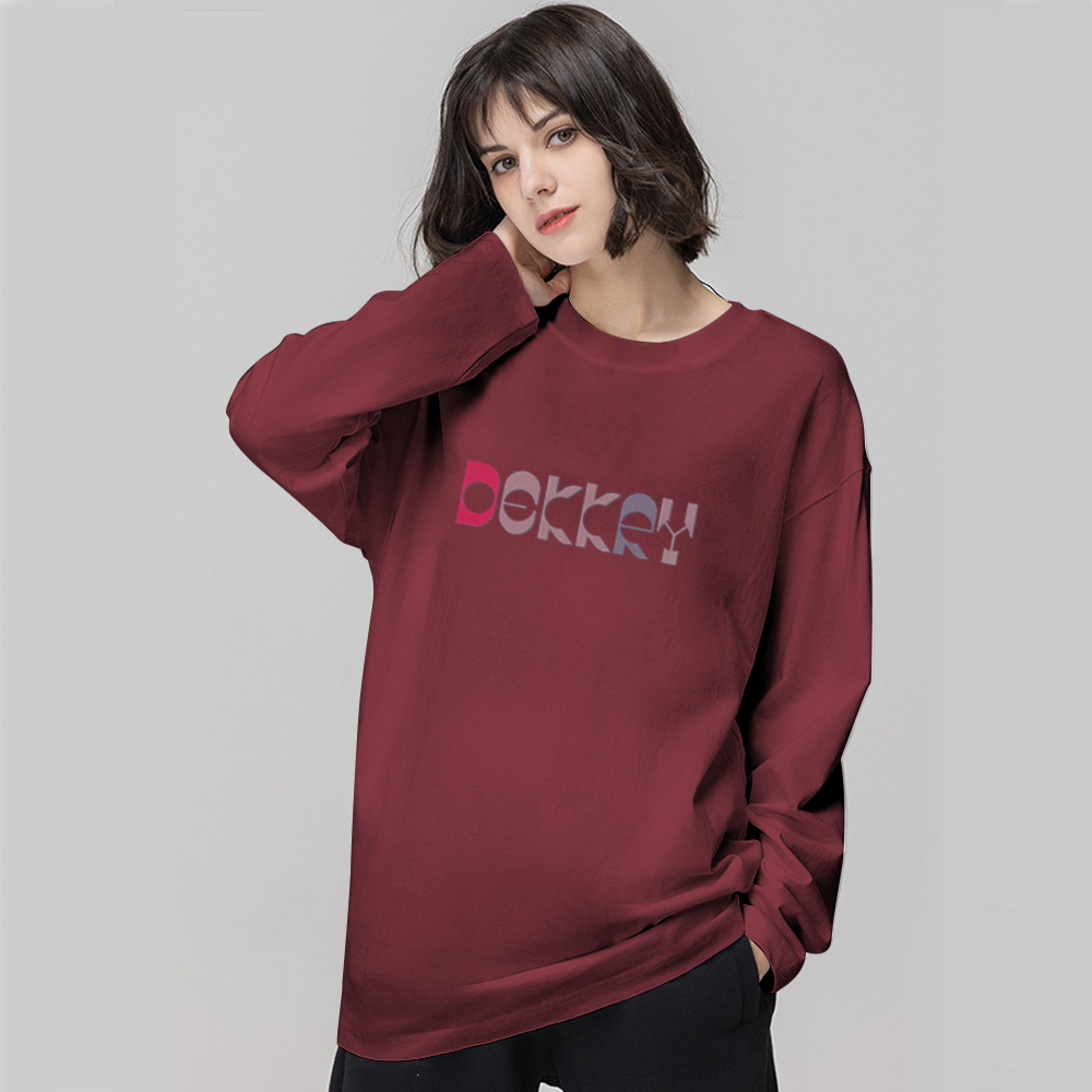 Academic Girl Letter Sweatshirt