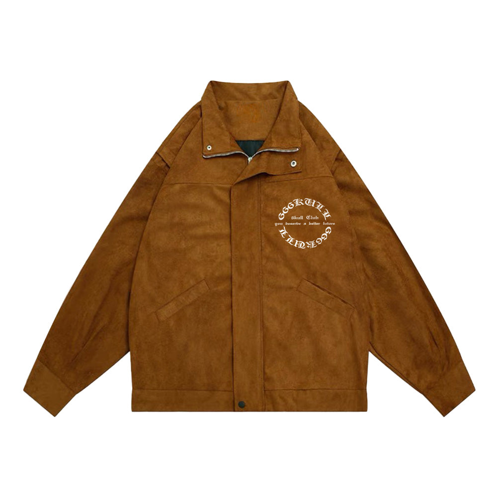 6Kull Suede bone wing FW24 Jacket