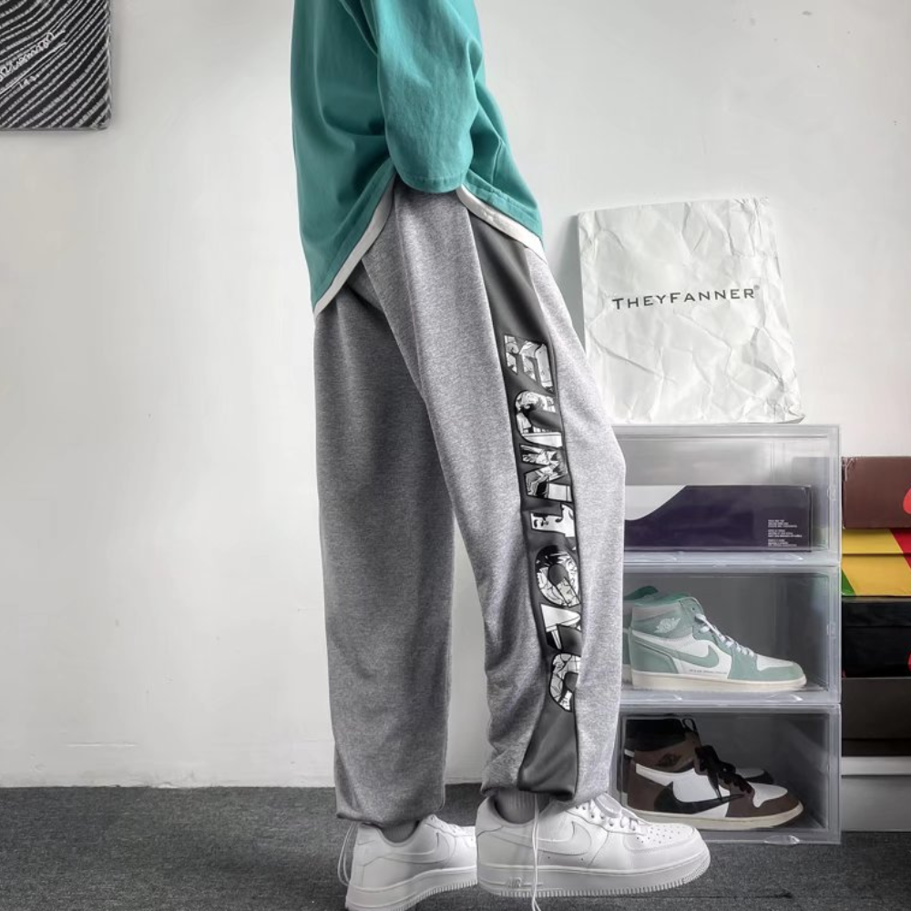 High Street Comics Monogram Track Pants