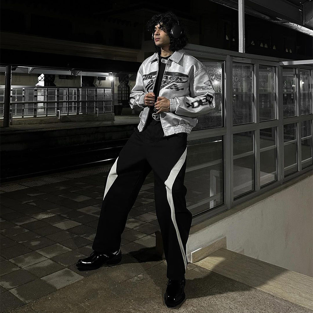 High Street Vintage Stitching Sweatpants