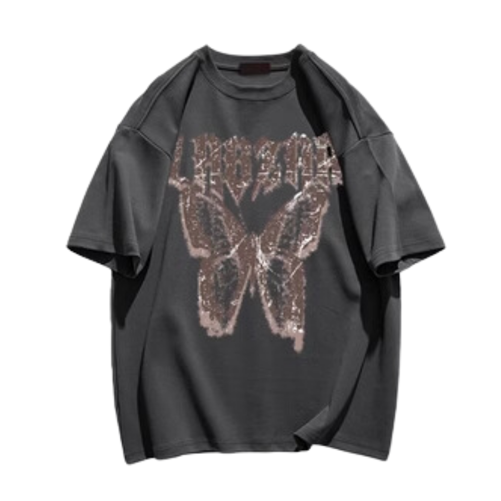 High Street Butterfly Letter T-shirt