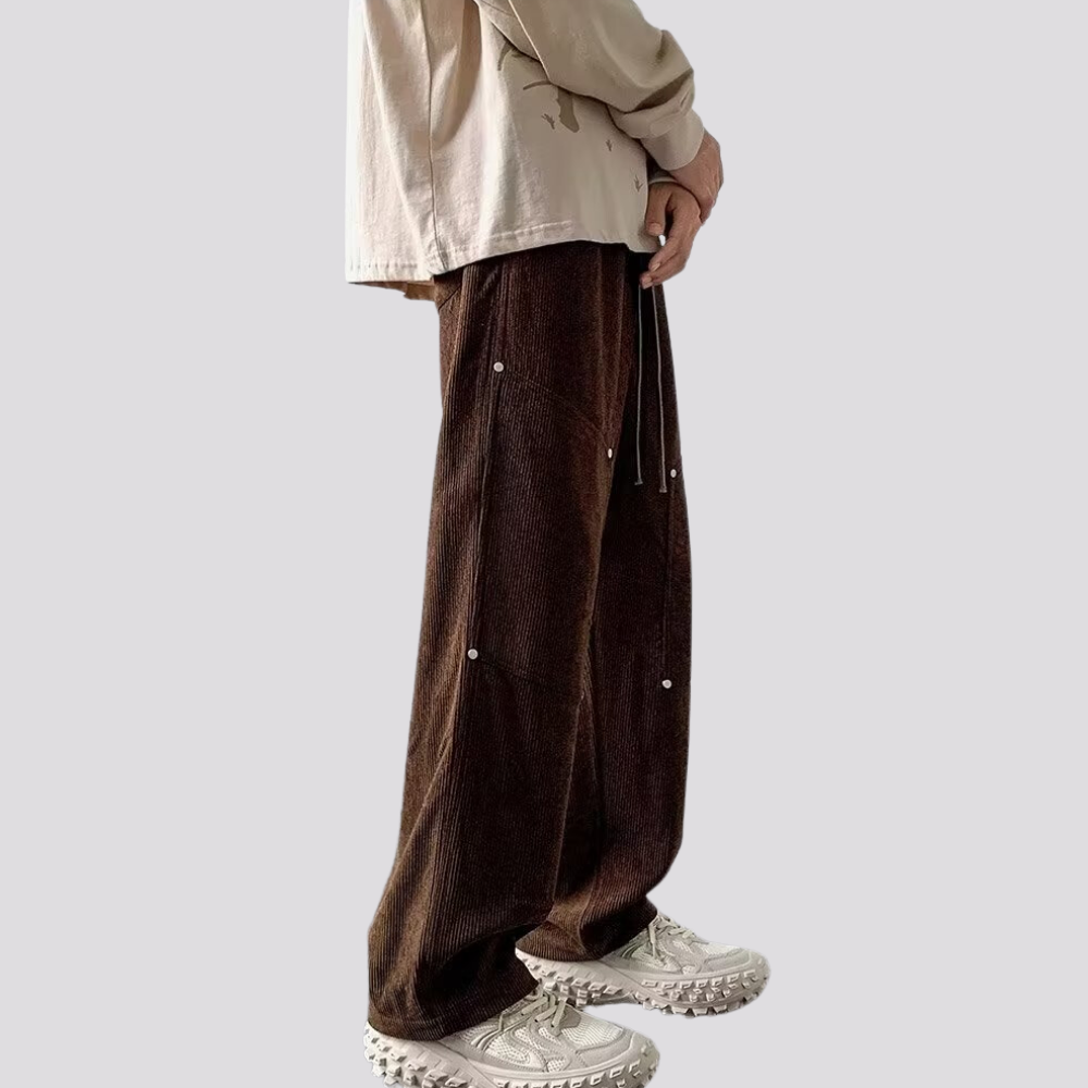 Solid Corduroy Sweatpants