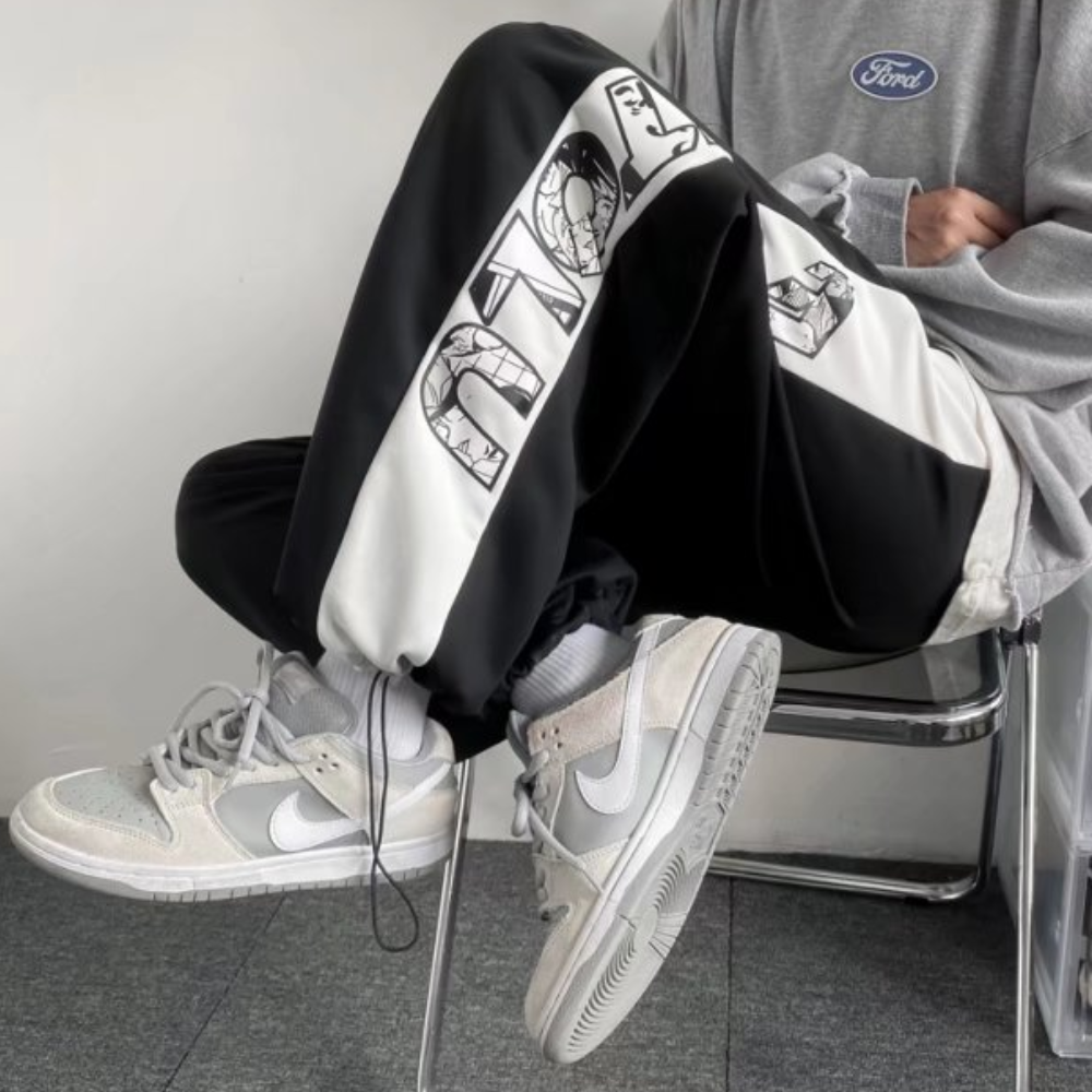 High Street Comics Monogram Track Pants