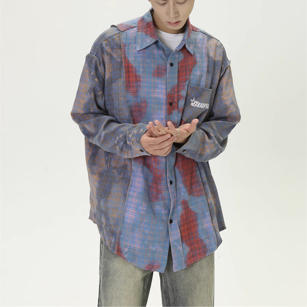 Vintage Tie Dye Block Shirt