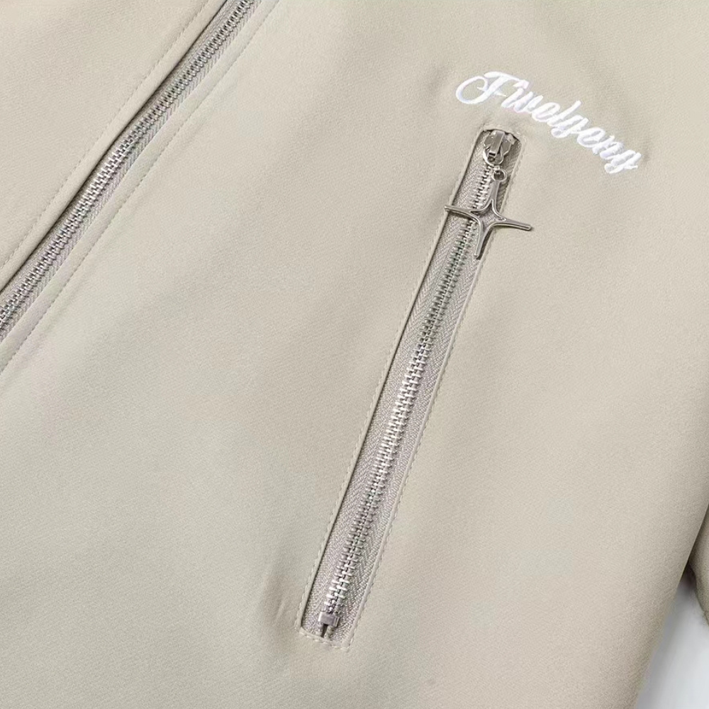 Street Plain Zip-Up Shirt