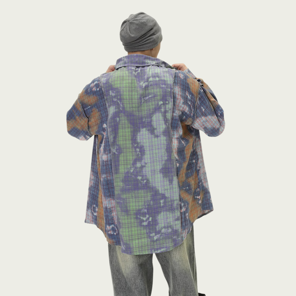 Vintage Tie Dye Block Shirt