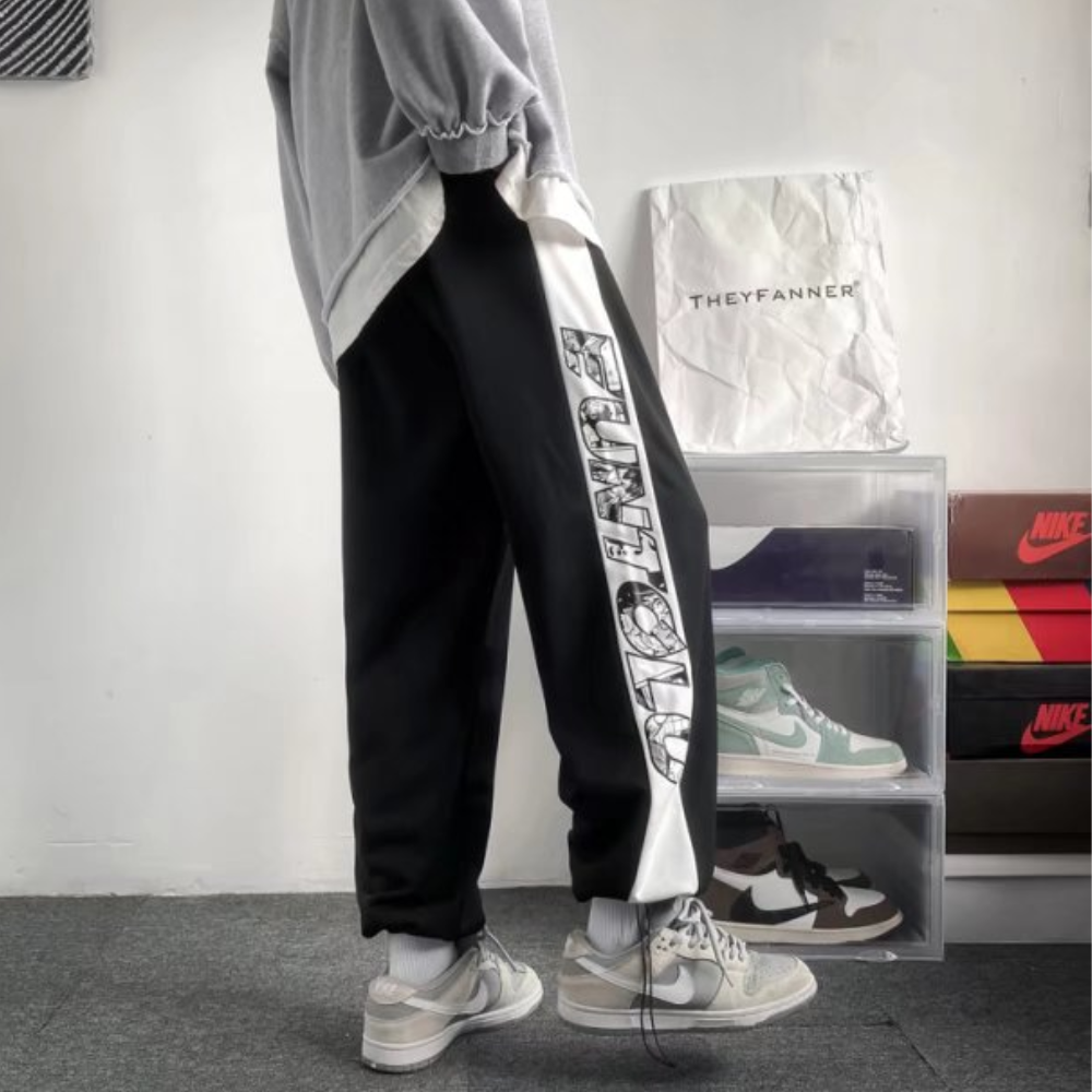 High Street Comics Monogram Track Pants