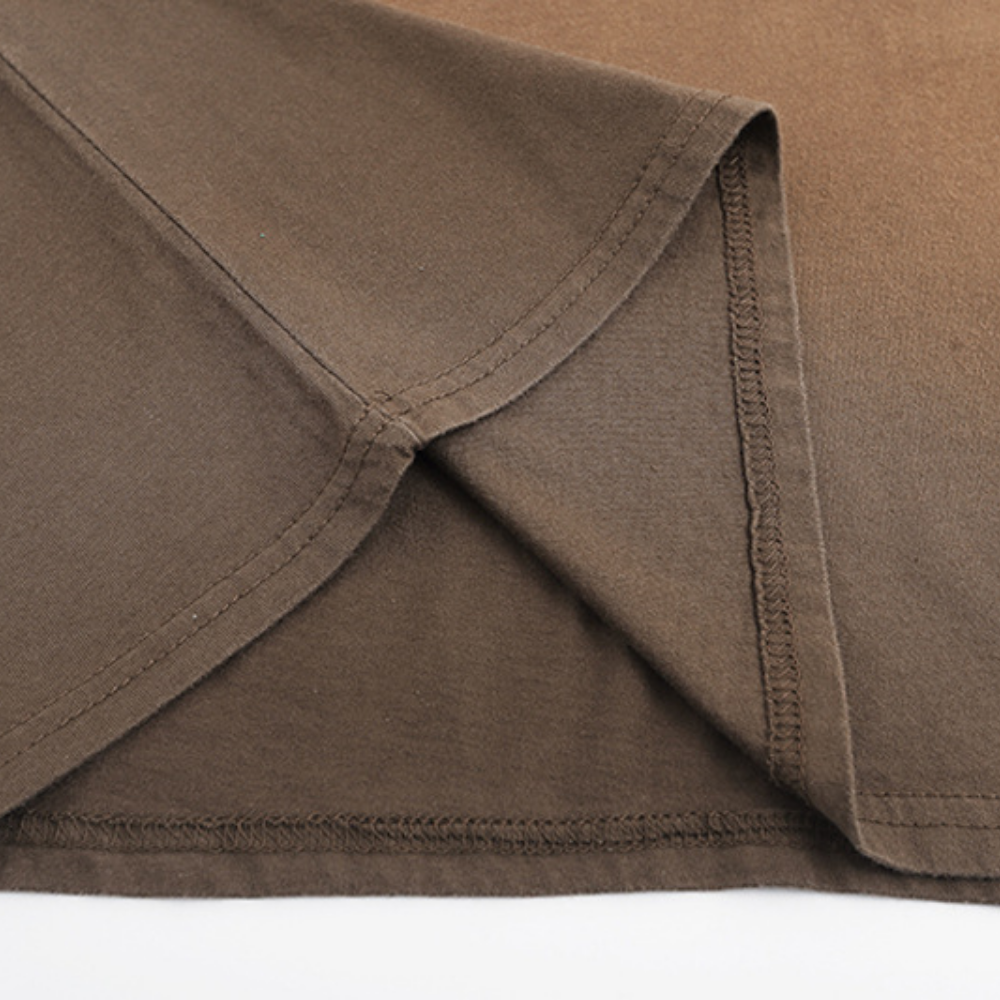 Retro 3D Gothic Lettering Washed T-shirt